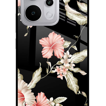 Flowers Realme P4 Power 5G Glass Case Back Cover by Casekaro