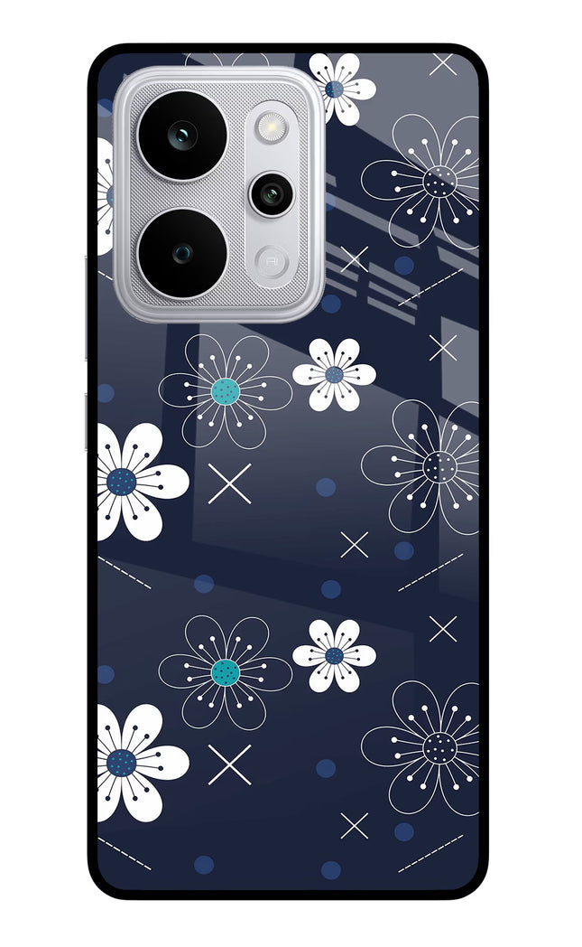 Flowers Realme P4 Power 5G Glass Case Back Cover by Casekaro