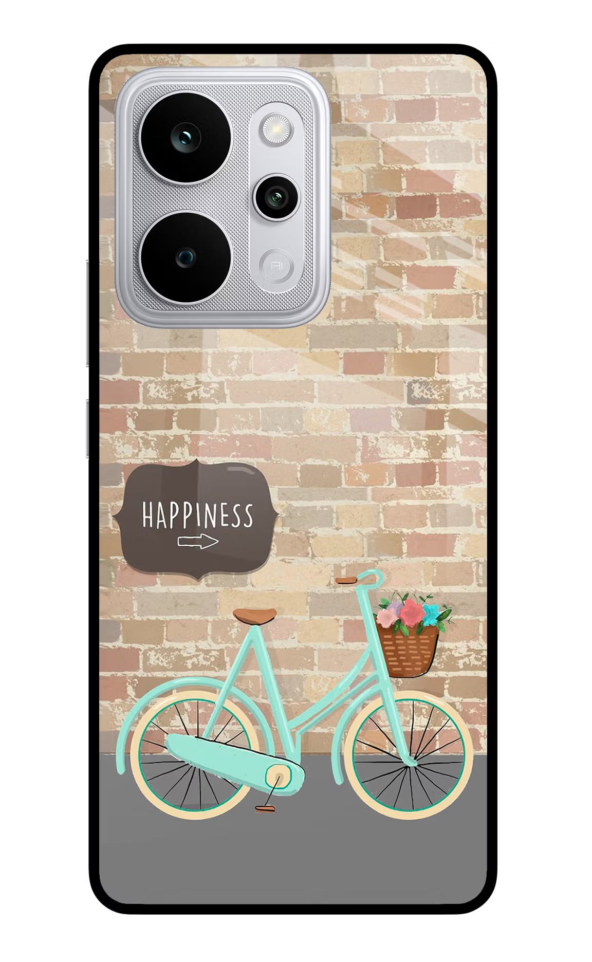 Happiness Artwork Realme P4 Power 5G Glass Case