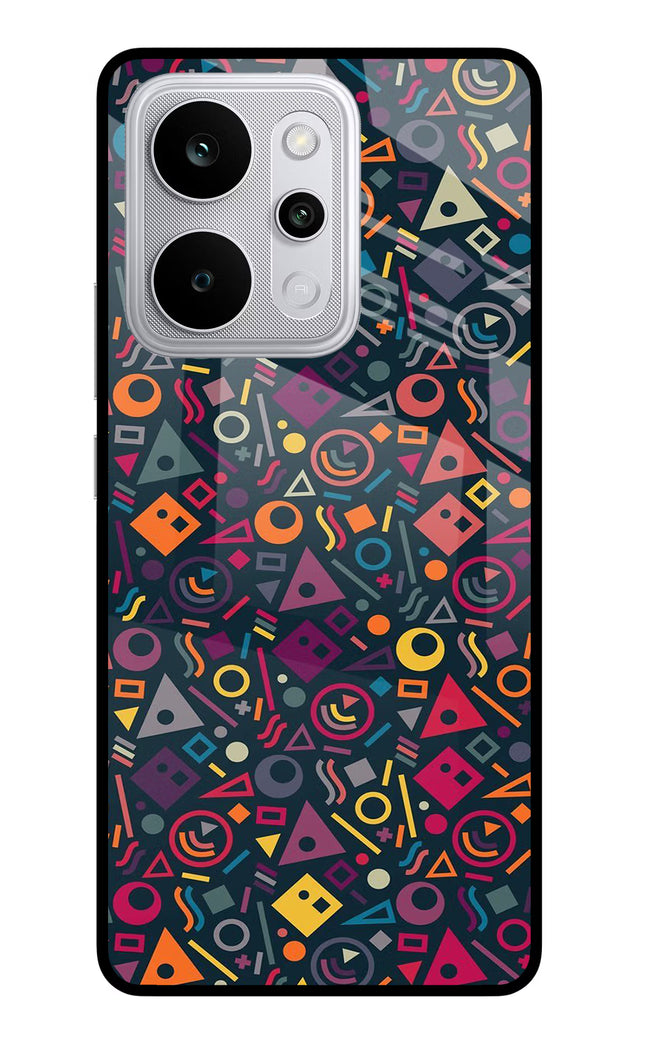 Geometric Abstract Realme P4 Power 5G Glass Case Back Cover by Casekaro