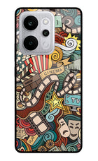 Cinema Abstract Realme P4 Power 5G Glass Case Back Cover by Casekaro
