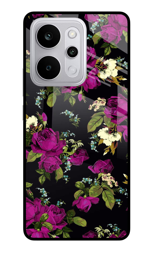 Flowers Realme P4 Power 5G Glass Case Back Cover by Casekaro