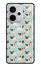 Pug Dog Realme P4 Power 5G Glass Case Back Cover by Casekaro