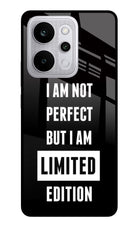 I Am Not Perfect But I Am Limited Edition Realme P4 Power 5G Glass Case Back Cover by Casekaro