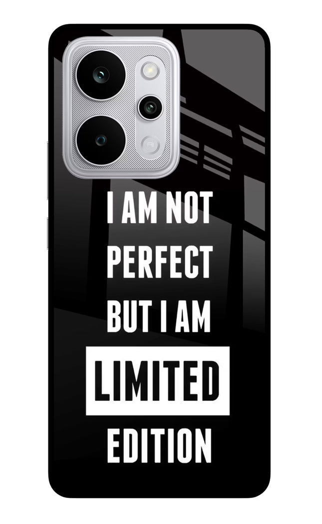 I Am Not Perfect But I Am Limited Edition Realme P4 Power 5G Glass Case Back Cover by Casekaro