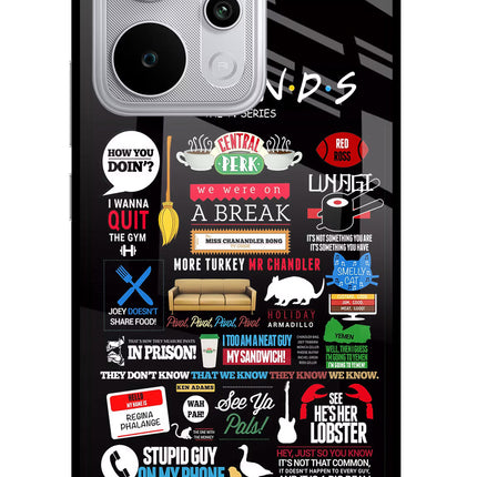 FRIENDS Realme P4 Power 5G Glass Case Back Cover by Casekaro