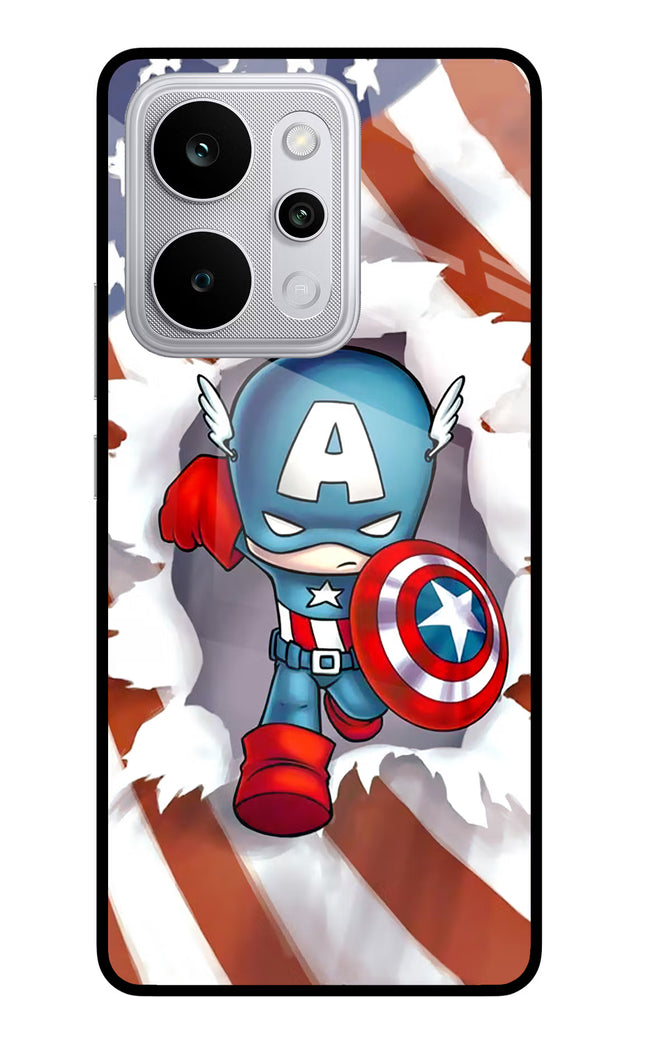 Captain America Realme P4 Power 5G Glass Case Back Cover by Casekaro