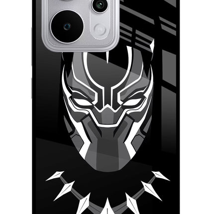 Black Panther Realme P4 Power 5G Glass Case Back Cover by Casekaro