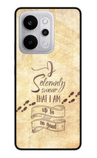 I Solemnly swear that i up to no good Realme P4 Power 5G Glass Case Back Cover by Casekaro