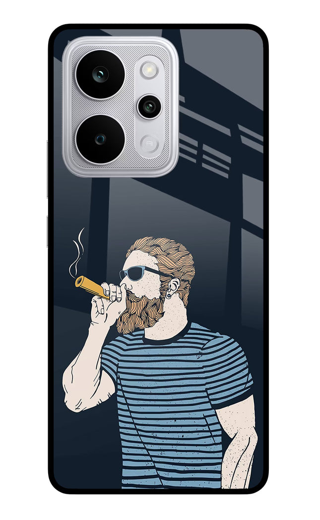 Smoking Realme P4 Power 5G Glass Case Back Cover by Casekaro