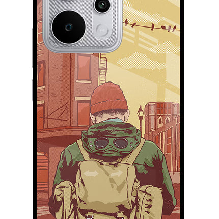 Adventurous Realme P4 Power 5G Glass Case Back Cover by Casekaro