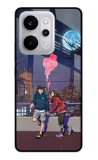 Chilling Couple Realme P4 Power 5G Glass Case Back Cover by Casekaro
