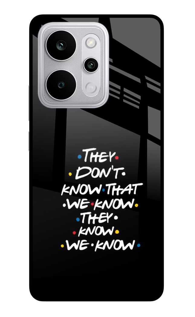 FRIENDS Dialogue Realme P4 Power 5G Glass Case Back Cover by Casekaro