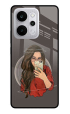 Selfie Queen Realme P4 Power 5G Glass Case Back Cover by Casekaro