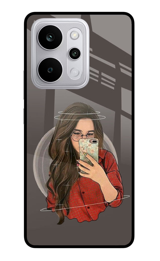 Selfie Queen Realme P4 Power 5G Glass Case Back Cover by Casekaro