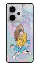 Selfie Girl Realme P4 Power 5G Glass Case Back Cover by Casekaro