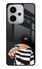 Aesthetic Boy Realme P4 Power 5G Glass Case Back Cover by Casekaro