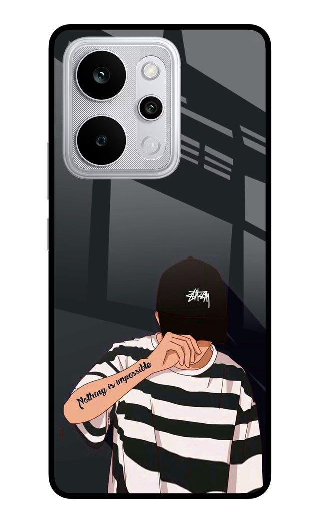 Aesthetic Boy Realme P4 Power 5G Glass Case Back Cover by Casekaro