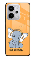 High On Music Realme P4 Power 5G Glass Case Back Cover by Casekaro