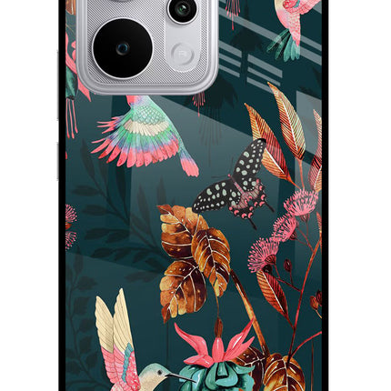 Birds Realme P4 Power 5G Glass Case Back Cover by Casekaro