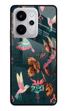 Birds Realme P4 Power 5G Glass Case Back Cover by Casekaro