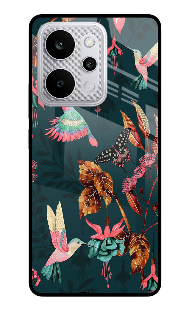 Birds Realme P4 Power 5G Glass Case Back Cover by Casekaro