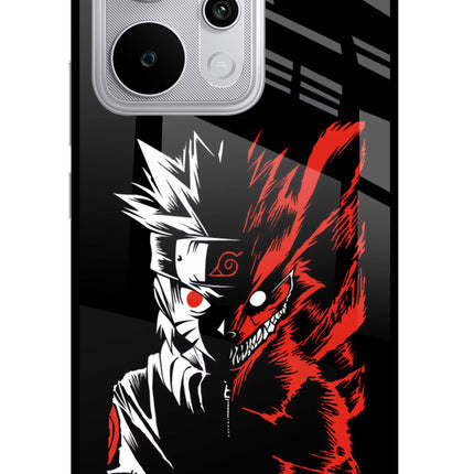 Naruto Two Face Realme P4 Power 5G Glass Case Back Cover by Casekaro