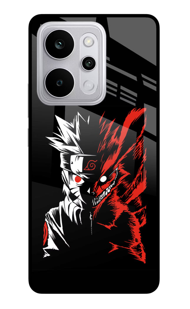 Naruto Two Face Realme P4 Power 5G Glass Case Back Cover by Casekaro