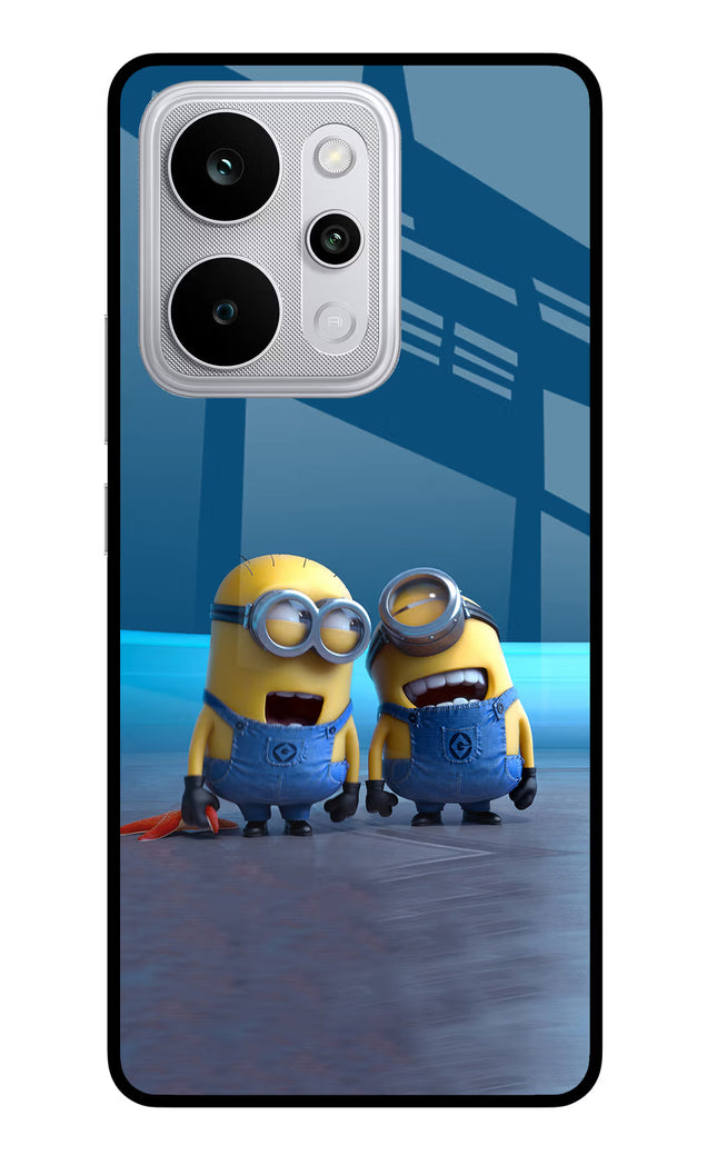Minion Laughing Realme P4 Power 5G Glass Case Back Cover by Casekaro