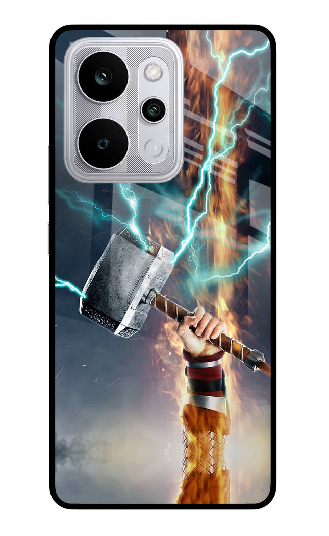 Thor Hammer Mjolnir Realme P4 Power 5G Glass Case Back Cover by Casekaro