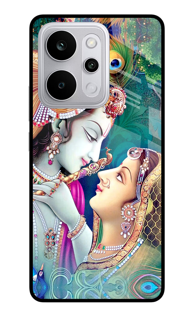 Lord Radha Krishna Realme P4 Power 5G Glass Case Back Cover by Casekaro