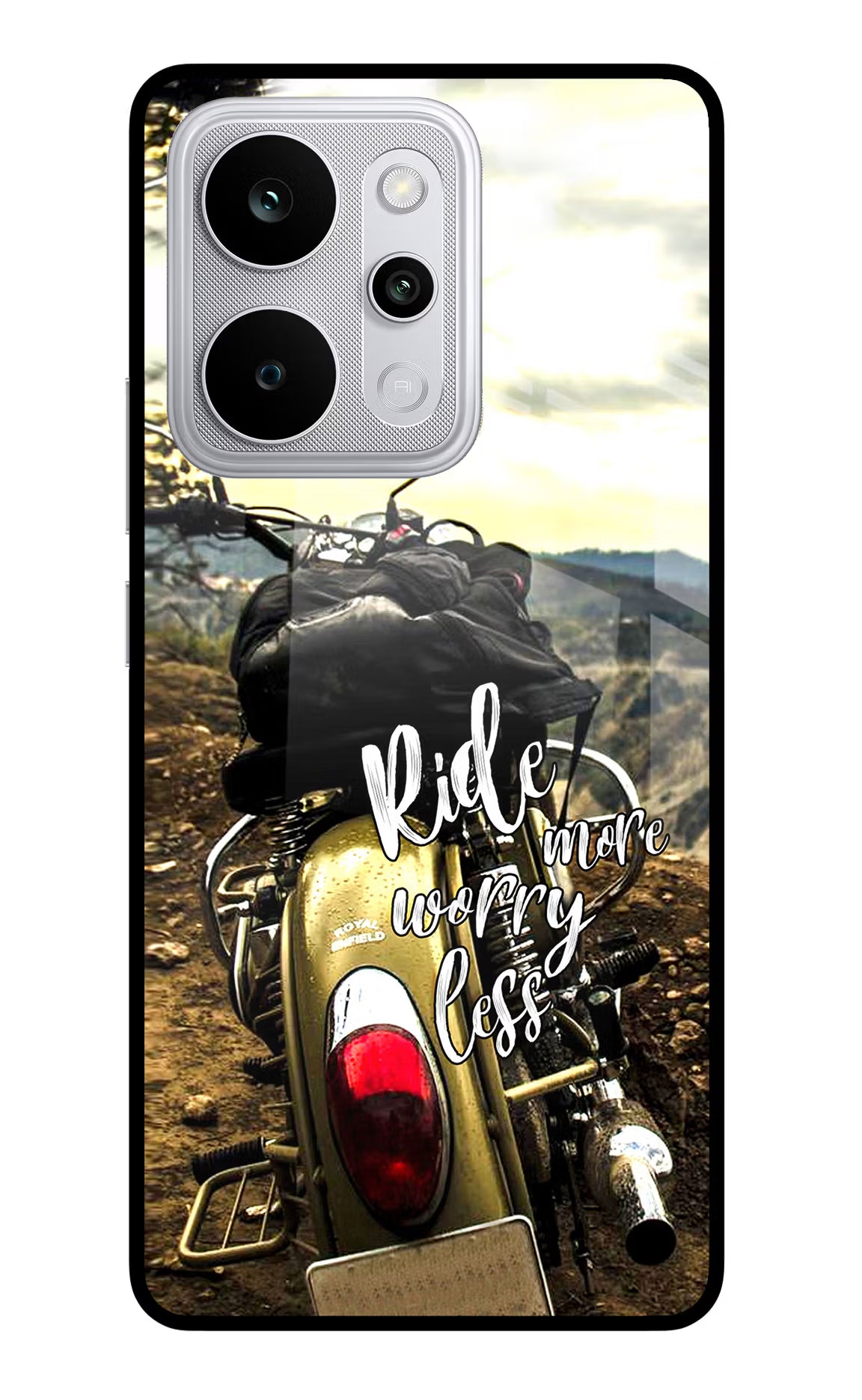Ride More Worry Less Realme P4 Power 5G Glass Case