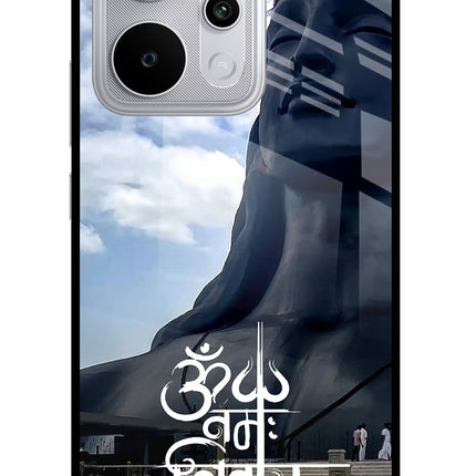 Om Namah Shivay Realme P4 Power 5G Glass Case Back Cover by Casekaro