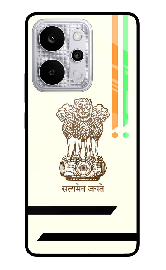 Satyamev Jayate Brown Logo Realme P4 Power 5G Glass Case
