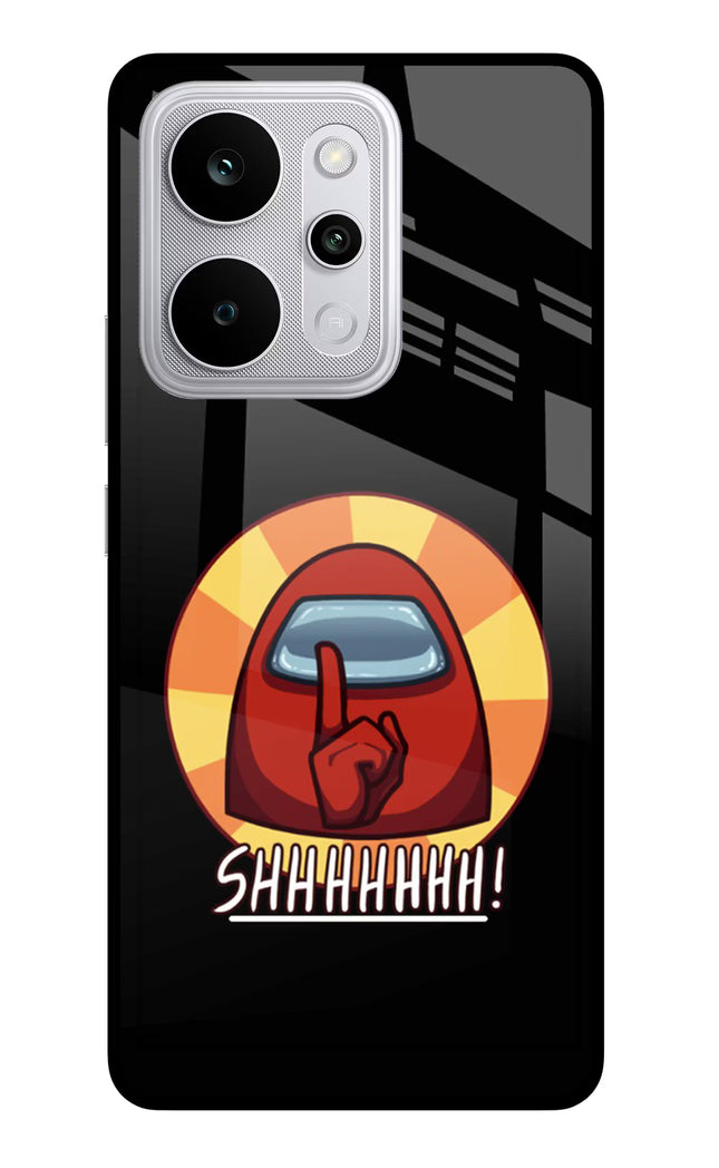 Among Us Shhh! Realme P4 Power 5G Glass Case Back Cover by Casekaro