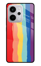 Rainbow Realme P4 Power 5G Glass Case Back Cover by Casekaro