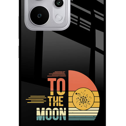 To the Moon Realme P4 Power 5G Glass Case Back Cover by Casekaro