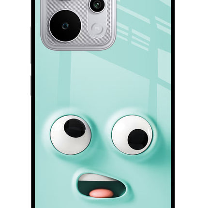 Funny Cartoon Realme P4 Power 5G Glass Case Back Cover by Casekaro
