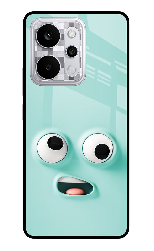 Funny Cartoon Realme P4 Power 5G Glass Case Back Cover by Casekaro