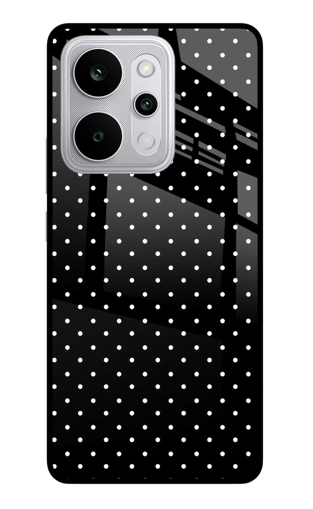 White Dots Realme P4 Power 5G Glass Case Back Cover by Casekaro