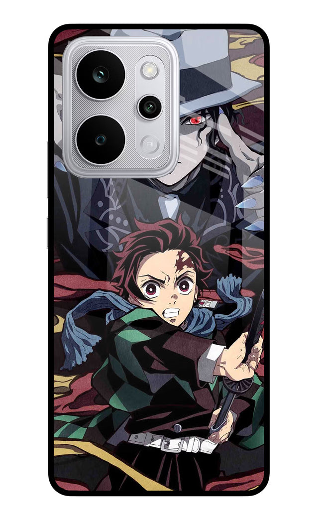 Demon Slayer Realme P4 Power 5G Glass Case Back Cover by Casekaro