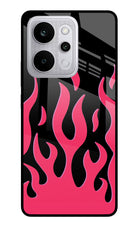 Fire Flames Realme P4 Power 5G Glass Case Back Cover by Casekaro