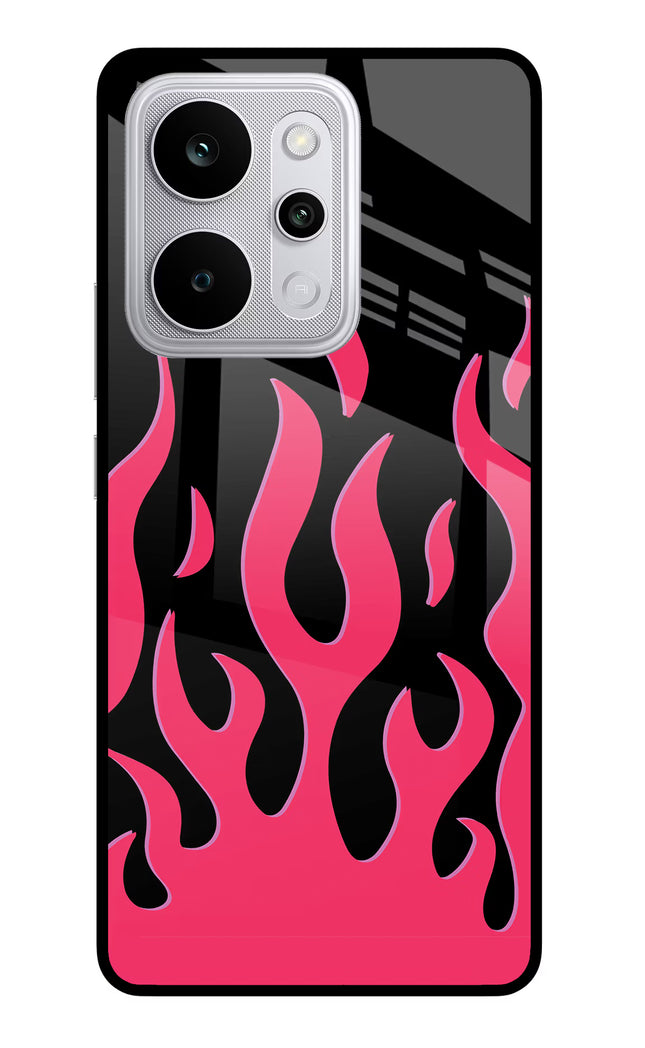 Fire Flames Realme P4 Power 5G Glass Case Back Cover by Casekaro