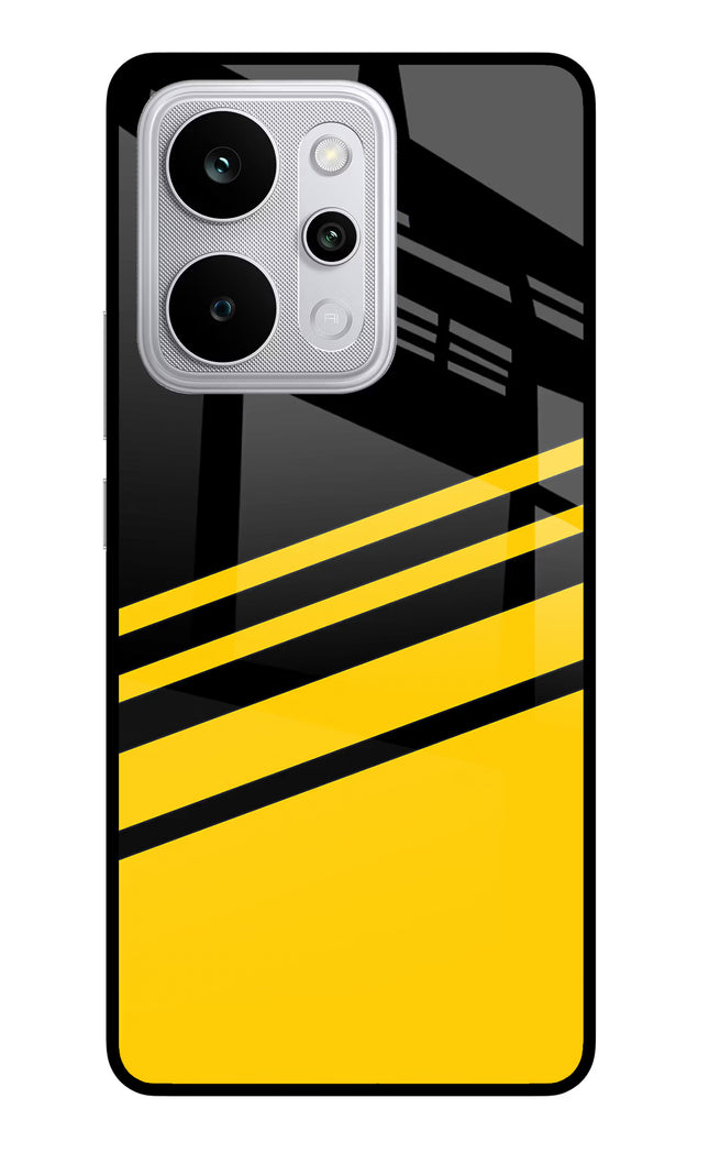 Yellow Shades Realme P4 Power 5G Glass Case Back Cover by Casekaro