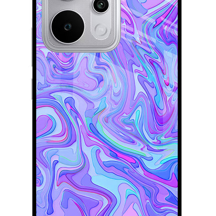 Glitter Realme P4 Power 5G Glass Case Back Cover by Casekaro