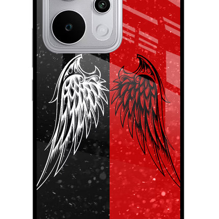 Wings Realme P4 Power 5G Glass Case Back Cover by Casekaro