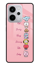 BTS names Realme P4 Power 5G Glass Case Back Cover by Casekaro