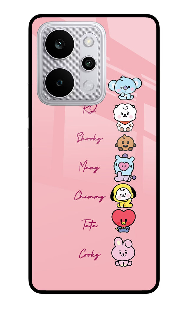 BTS names Realme P4 Power 5G Glass Case Back Cover by Casekaro