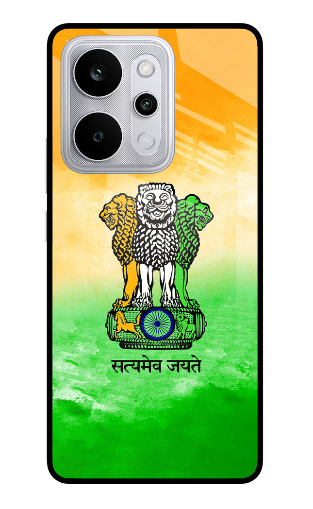 Satyamev Jayate Flag Realme P4 Power 5G Glass Case Back Cover by Casekaro
