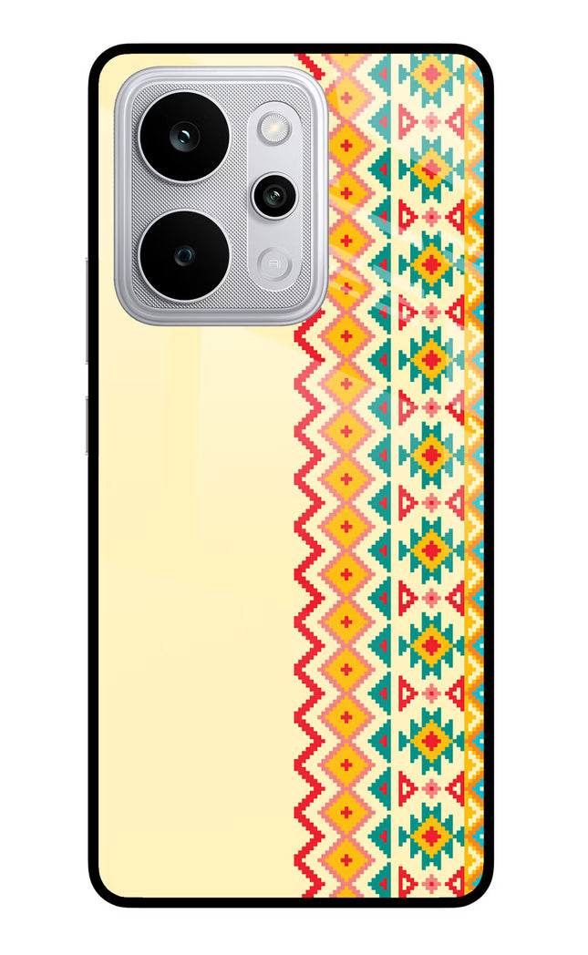 Ethnic Seamless Realme P4 Power 5G Glass Case Back Cover by Casekaro